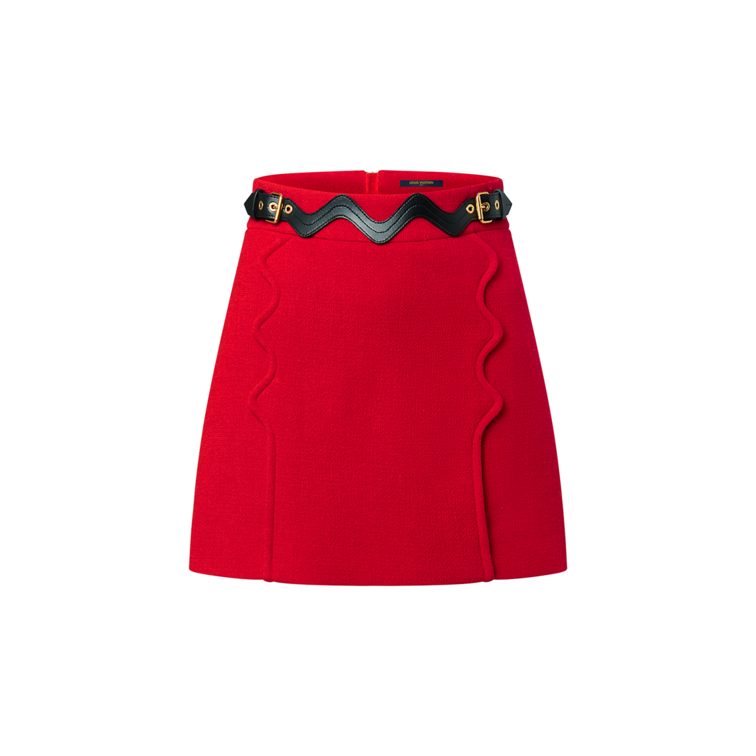 Scallop Detail A-Line Mini Skirt - Women - Ready-to-Wear | LOUIS